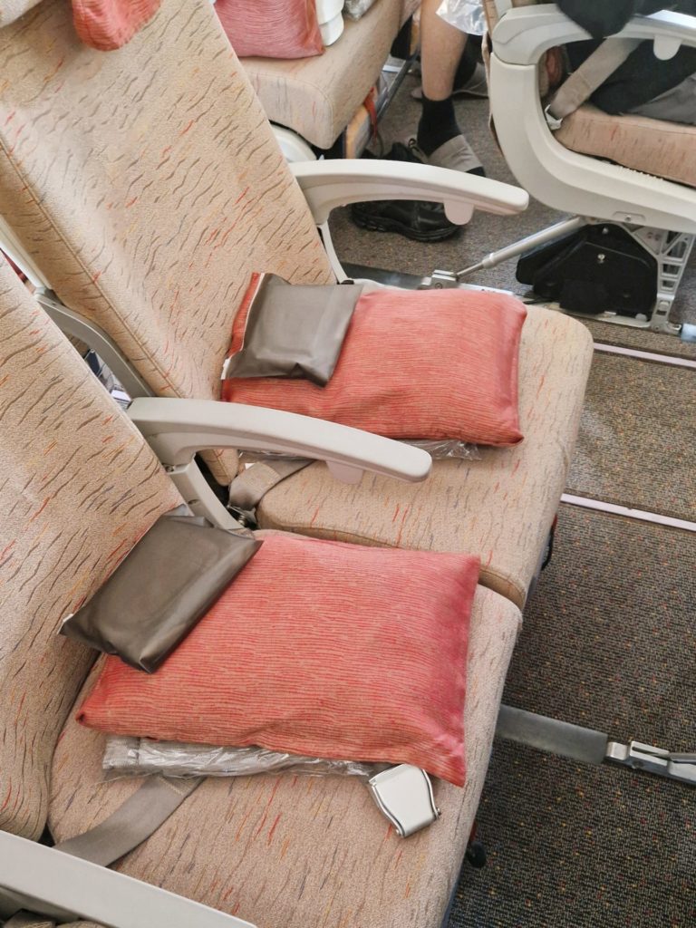 仁川⇒バルセロナ行きの座席