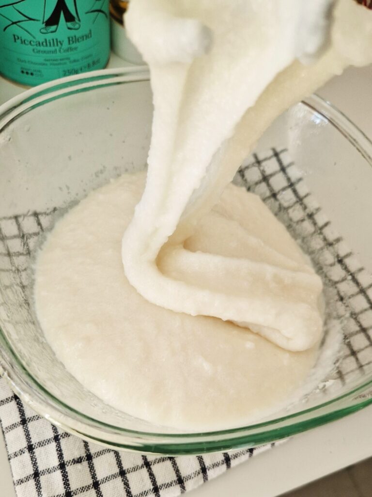 ハンドミキサーで出来上がったお餅